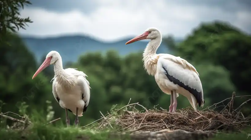 Bociany ogrodowe – jak wybrać idealną figurę do ogrodu, tarasu i oczka wodnego