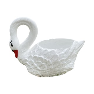 Łabędź donica mini 27 cm – figura ogrodowa